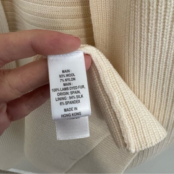 St. John Wool Blend Sleeveless Cardigan Sweater - Picture 5 of 8